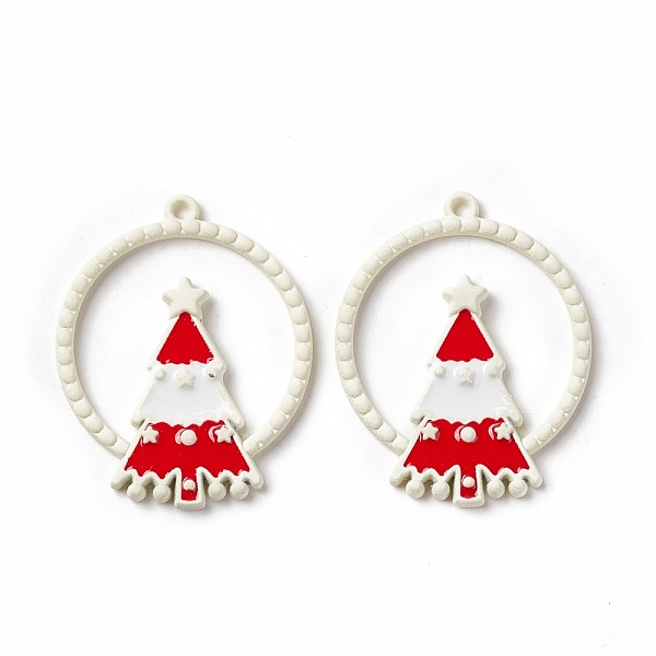 PandaHall Christmas Theme Spray Painted Alloy Enamel Pendants, Ring with Christmas Tree, White, 28x22.5x2.5mm, Hole: 1.2mm Alloy+Enamel Tree...
PandaHall Christmas Theme Spray Painted Alloy Enamel Pendants, Ring with Christmas Tree, White, 28x22.5x2.5mm, Hole: 1.2mm Alloy+Enamel Tree...