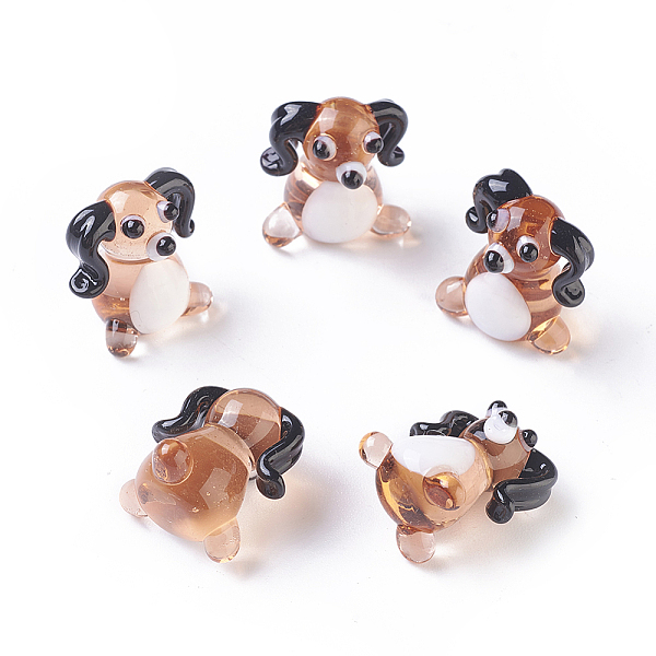 PandaHall Handmade Lampwork Puppy Home Display Decorations, 3D Sausage Dog/Dachshund, Saddle Brown, 13~16x16~17x18~20mm Lampwork Dog Brown
PandaHall Handmade Lampwork Puppy Home Display Decorations, 3D Sausage Dog/Dachshund, Saddle Brown, 13~16x16~17x18~20mm Lampwork Dog Brown