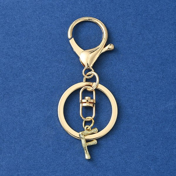 PandaHall Alloy Initial Letter Charm Keychains, with Alloy Clasp, Golden, Letter F, 8.5cm Alloy Letter F
PandaHall Alloy Initial Letter Charm Keychains, with Alloy Clasp, Golden, Letter F, 8.5cm Alloy Letter F