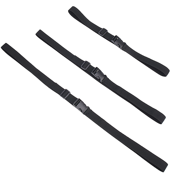 PandaHall Gorgecraft 3Pcs 3 Style Nylon Adjustable Packing Luggage Straps, Suitcase Belts with Plastic Buckle, Black, 42-1/8~61-3/8 inch...
PandaHall Gorgecraft 3Pcs 3 Style Nylon Adjustable Packing Luggage Straps, Suitcase Belts with Plastic Buckle, Black, 42-1/8~61-3/8 inch...