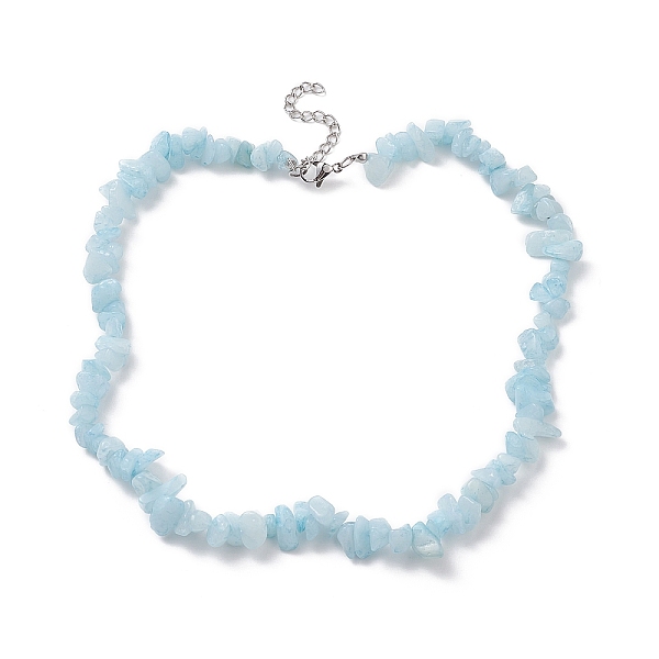 PandaHall Natural White Jade Dyed Chips Beaded Necklaces, with 304 Stainless Steel Chain Extender, 0.20~0.51 inch(0.5~1.3cm), 15.24''...
PandaHall Natural White Jade Dyed Chips Beaded Necklaces, with 304 Stainless Steel Chain Extender, 0.20~0.51 inch(0.5~1.3cm), 15.24''...