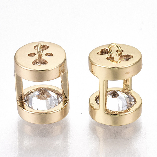 PandaHall Brass Cubic Zirconia Charms, Sand Clock , Real 18K Gold Plated, Nickel Free, Clear, 10.5x7mm, Hole: 1mm Brass+Cubic Zirconia...
PandaHall Brass Cubic Zirconia Charms, Sand Clock , Real 18K Gold Plated, Nickel Free, Clear, 10.5x7mm, Hole: 1mm Brass+Cubic Zirconia...