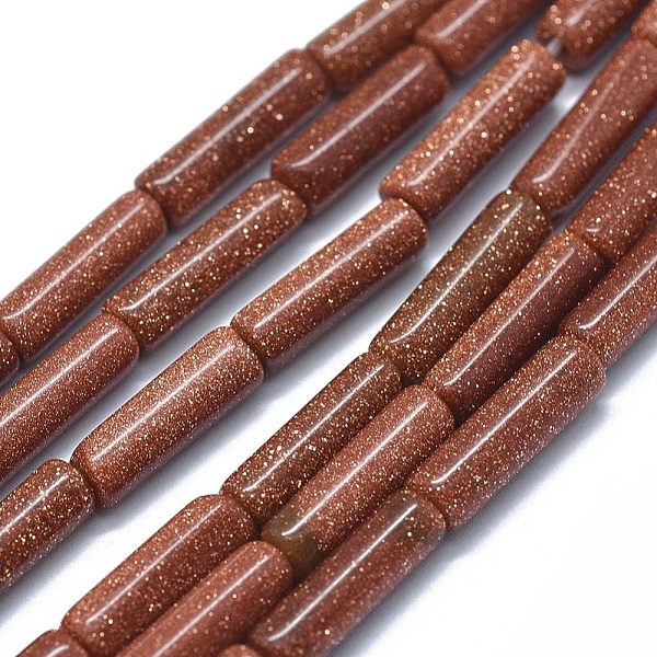 PandaHall Synthetic Goldstone Beads Strands, Column, 11~15x3.5~4.5mm, Hole: 1~1.2mm, about 28~30pcs/strand, 15.1~15.9 inch(38.5~40.5cm)...
PandaHall Synthetic Goldstone Beads Strands, Column, 11~15x3.5~4.5mm, Hole: 1~1.2mm, about 28~30pcs/strand, 15.1~15.9 inch(38.5~40.5cm)...
