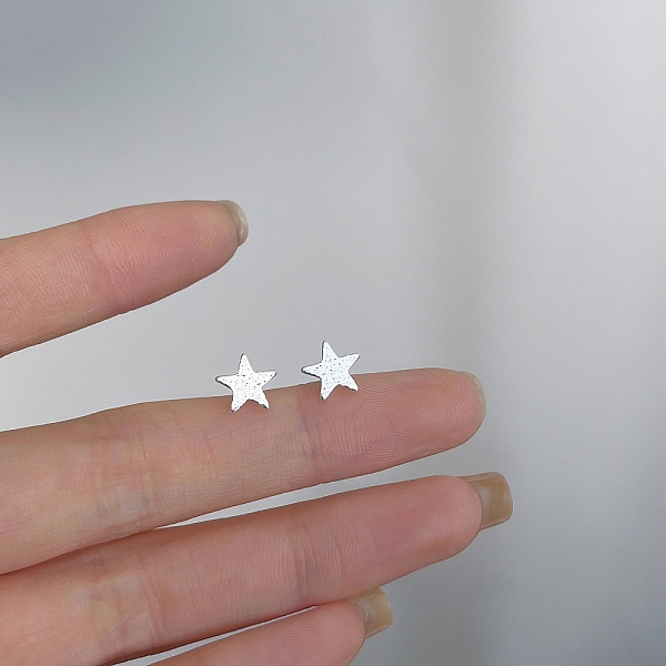 PandaHall Alloy Earrings for Women, with 925 Sterling Silver Pin, Star, 10mm Alloy Star
PandaHall Alloy Earrings for Women, with 925 Sterling Silver Pin, Star, 10mm Alloy Star