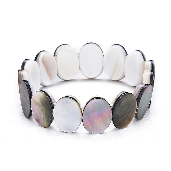 PandaHall Natural Black Lip Shell Stretch Bracelets, Beaded Bracelets, Oval, Inner Diameter: 2-1/8 inch(5.5cm) Black Lip Shell
PandaHall Natural Black Lip Shell Stretch Bracelets, Beaded Bracelets, Oval, Inner Diameter: 2-1/8 inch(5.5cm) Black Lip Shell