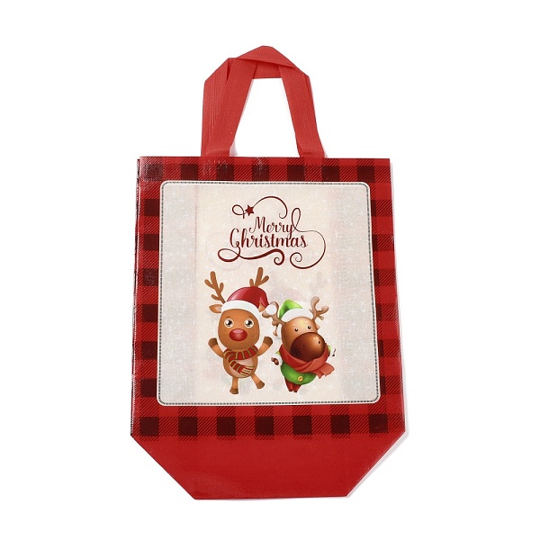PandaHall Christmas Theme Laminated Non-Woven Waterproof Bags, Heavy Duty Storage Reusable Shopping Bags, Rectangle with Handles, FireBrick..., Red
PandaHall Christmas Theme Laminated Non-Woven Waterproof Bags, Heavy Duty Storage Reusable Shopping Bags, Rectangle with Handles, FireBrick..., Red