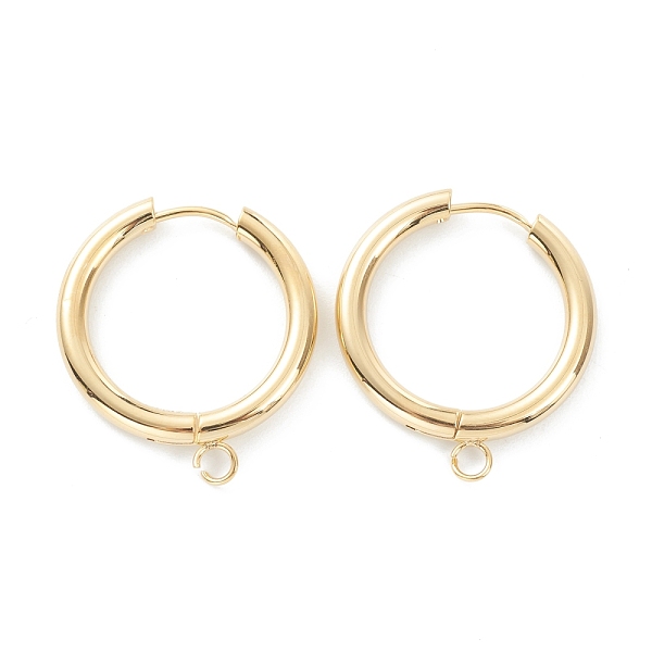 PandaHall 201 Stainless Steel Huggie Hoop Earring Findings, with Horizontal Loop and 316 Surgical Stainless Steel Pin, Real 24K Gold Plated...
PandaHall 201 Stainless Steel Huggie Hoop Earring Findings, with Horizontal Loop and 316 Surgical Stainless Steel Pin, Real 24K Gold Plated...
