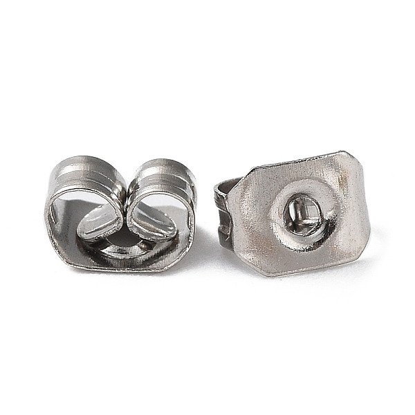 PandaHall Brass Ear Nuts, Butterfly Earring Backs for Post Earrings, Platinum, 5x4mm, Hole: 1mm Brass
PandaHall Brass Ear Nuts, Butterfly Earring Backs for Post Earrings, Platinum, 5x4mm, Hole: 1mm Brass