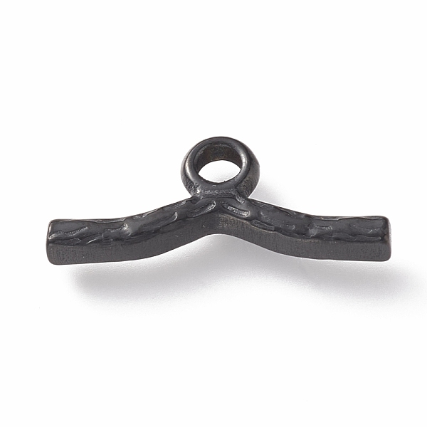 PandaHall 304 Stainless Steel Toggle Clasps Parts, Textured, Bar, Electrophoresis Black, 18x6x2mm, Hole: 2mm 304 Stainless Steel Others
PandaHall 304 Stainless Steel Toggle Clasps Parts, Textured, Bar, Electrophoresis Black, 18x6x2mm, Hole: 2mm 304 Stainless Steel Others