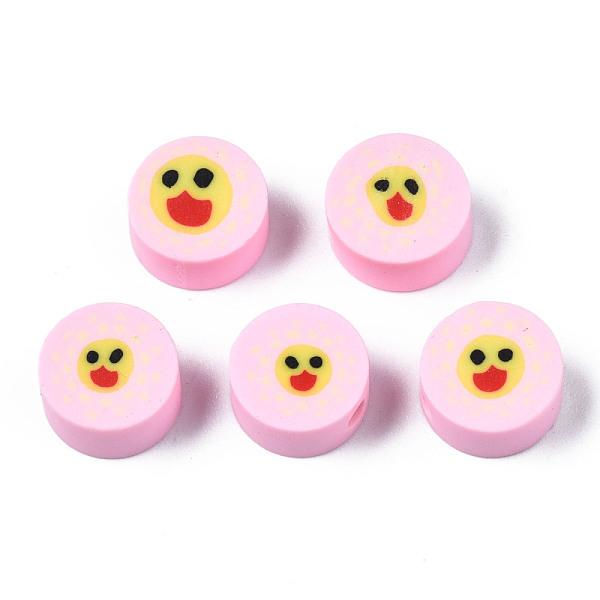 PandaHall Handmade Polymer Clay Beads, for DIY Jewelry Crafts Supplies, Flat Round with Duck, Pink, 8.5~9.5x4~5mm, Hole: 1.6mm Polymer Clay...
PandaHall Handmade Polymer Clay Beads, for DIY Jewelry Crafts Supplies, Flat Round with Duck, Pink, 8.5~9.5x4~5mm, Hole: 1.6mm Polymer Clay...