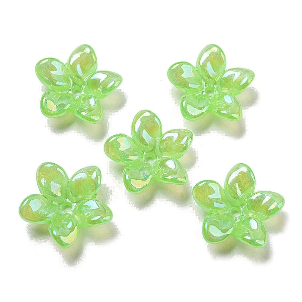 PandaHall AB Color Plated Acrylic Beads, with Glitter Powder, Flower, Lime, 23x7mm, Hole: 2mm Acrylic Flower Green
PandaHall AB Color Plated Acrylic Beads, with Glitter Powder, Flower, Lime, 23x7mm, Hole: 2mm Acrylic Flower Green