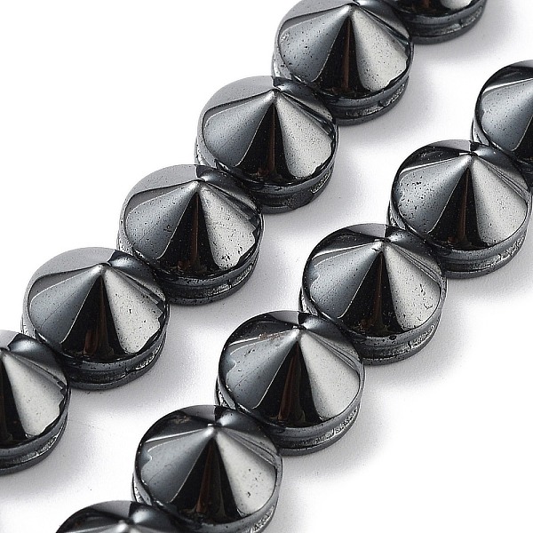 PandaHall Synthetic Non-Magnetic Hematite Beads Strands, Cone, 9.5x7mm, Hole: 1.5mm, about 42pcs/strand, 15.79 inch(40.1cm) Non-magnetic...
PandaHall Synthetic Non-Magnetic Hematite Beads Strands, Cone, 9.5x7mm, Hole: 1.5mm, about 42pcs/strand, 15.79 inch(40.1cm) Non-magnetic...