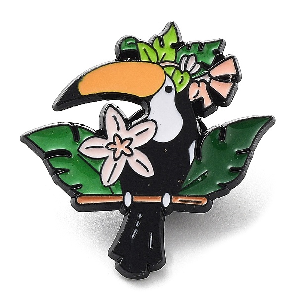 PandaHall Parrot with Flower Enamel Pins, Electrophoresis Black Alloy Badge for Backpack Clothes, Orange, 30x29x1.5mm Alloy+Enamel Parrot...
PandaHall Parrot with Flower Enamel Pins, Electrophoresis Black Alloy Badge for Backpack Clothes, Orange, 30x29x1.5mm Alloy+Enamel Parrot...