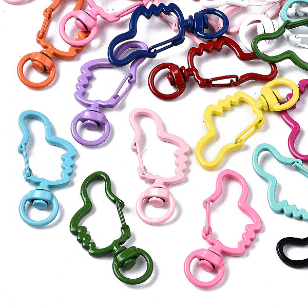 PandaHall Spray Painted Eco-Friendly Alloy Swivel Snap Hooks Clasps, Cadmium Free & Nickel Free & Lead Free, Gesture Language, Thumbs Up..., Multicolor
PandaHall Spray Painted Eco-Friendly Alloy Swivel Snap Hooks Clasps, Cadmium Free & Nickel Free & Lead Free, Gesture Language, Thumbs Up..., Multicolor