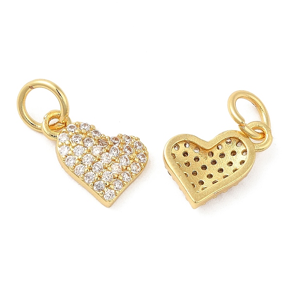 PandaHall Rack Plating Brass Micro Pave Clear Cubic Zirconia Charms, with Jump Ring, Long-Lasting Plated, Lead Free & Cadmium Free, Heart...
PandaHall Rack Plating Brass Micro Pave Clear Cubic Zirconia Charms, with Jump Ring, Long-Lasting Plated, Lead Free & Cadmium Free, Heart...