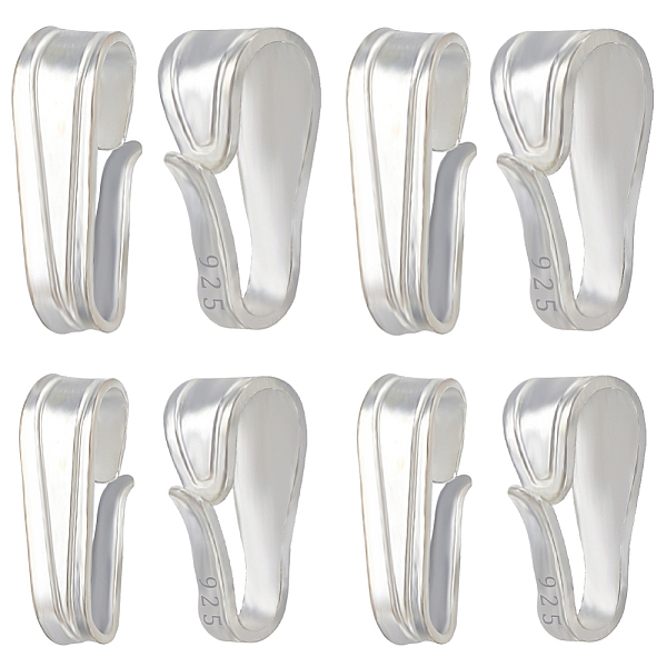 PandaHall Beebeecraft 1 Box 20Pcs Snap on Bails Sterling Silver Snap 2 Size on Bails Hook Pendant Charm Connector Clasps for Necklace...
PandaHall Beebeecraft 1 Box 20Pcs Snap on Bails Sterling Silver Snap 2 Size on Bails Hook Pendant Charm Connector Clasps for Necklace...
