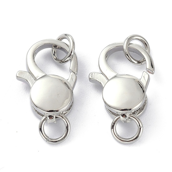 PandaHall Rack Plating Brass Lobster Claw Clasps, with Jump Ring, Long-Lasting Plated, Parrot Trigger Clasps, Real Platinum Plated...
PandaHall Rack Plating Brass Lobster Claw Clasps, with Jump Ring, Long-Lasting Plated, Parrot Trigger Clasps, Real Platinum Plated...