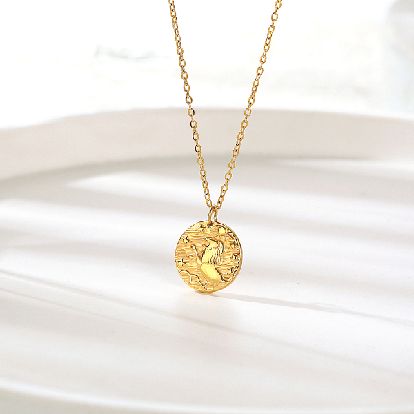 PandaHall Elegant Stainless Steel Lion Pendant Necklace for Women's Daily Wear Stainless Steel
PandaHall Elegant Stainless Steel Lion Pendant Necklace for Women's Daily Wear Stainless Steel