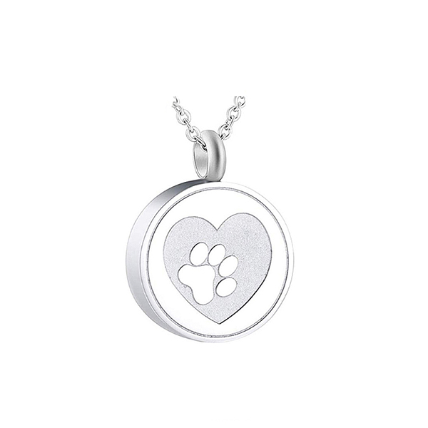 PandaHall Stainless Steel Flat Round with Paw Print Urn Ashes Pendant Necklace, Memorial Jewelry for Women, Stainless Steel Color, Pendant...
PandaHall Stainless Steel Flat Round with Paw Print Urn Ashes Pendant Necklace, Memorial Jewelry for Women, Stainless Steel Color, Pendant...