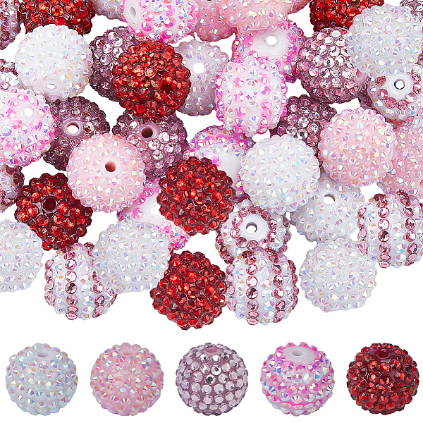 PandaHall SUNNYCLUE 36Pcs Rhinestone Bead 20mm Red Resin Chunky Bubblegum Beads Chunky Beads Bulk Diamond Beads Disco Ball Beads Rhinestone..., Multicolor
PandaHall SUNNYCLUE 36Pcs Rhinestone Bead 20mm Red Resin Chunky Bubblegum Beads Chunky Beads Bulk Diamond Beads Disco Ball Beads Rhinestone..., Multicolor