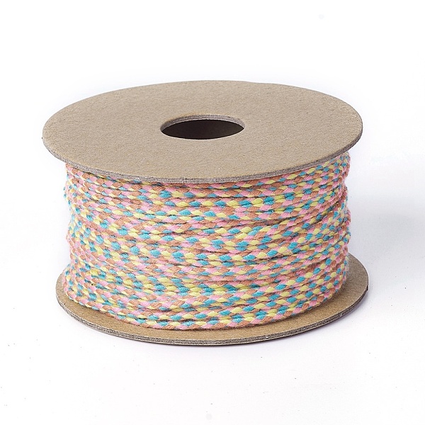 PandaHall Macrame Cotton Cord, Braided Rope, for Wall Hanging, Crafts, Gift Wrapping, Colorful, 2mm, about 21.87 yards(20m)/roll Cotton
PandaHall Macrame Cotton Cord, Braided Rope, for Wall Hanging, Crafts, Gift Wrapping, Colorful, 2mm, about 21.87 yards(20m)/roll Cotton