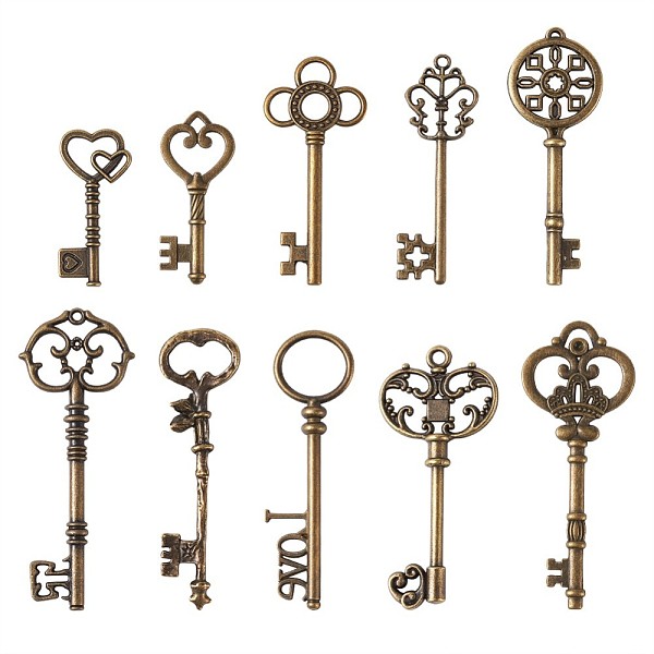 PandaHall DIY Key Clasps, with Tibetan Style Alloy Key Big Pendants, Sharp Steel Scissors, Butterfly Fibre Tulle, Transparent Adhesive..., Multicolor
PandaHall DIY Key Clasps, with Tibetan Style Alloy Key Big Pendants, Sharp Steel Scissors, Butterfly Fibre Tulle, Transparent Adhesive..., Multicolor