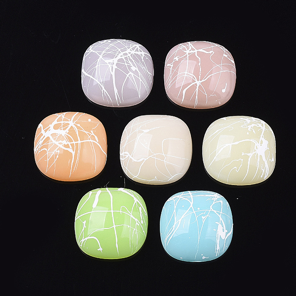 PandaHall Drawbench Style Acrylic Cabochons, Square, Mixed Color, 18x18x7mm Acrylic Square Multicolor
PandaHall Drawbench Style Acrylic Cabochons, Square, Mixed Color, 18x18x7mm Acrylic Square Multicolor