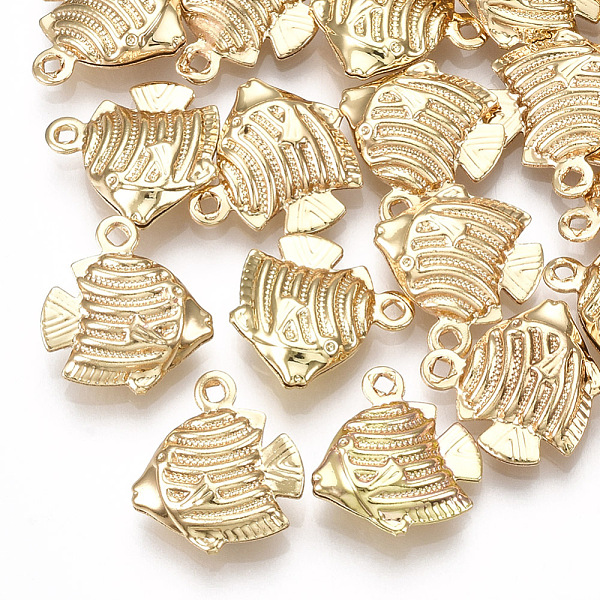 PandaHall Brass Charms, Fish, Real 18K Gold Plated, 13x12x4mm, Hole: 1mm Brass Fish
PandaHall Brass Charms, Fish, Real 18K Gold Plated, 13x12x4mm, Hole: 1mm Brass Fish