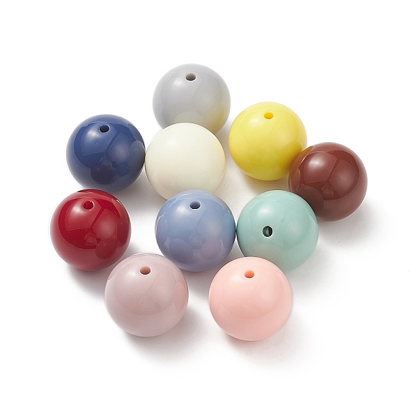 PandaHall Opaque Acrylic Beads, Round, Mixed Color, 19.5mm, Hole: 2.3mm, about 114pcs/500g Acrylic Round Multicolor
PandaHall Opaque Acrylic Beads, Round, Mixed Color, 19.5mm, Hole: 2.3mm, about 114pcs/500g Acrylic Round Multicolor