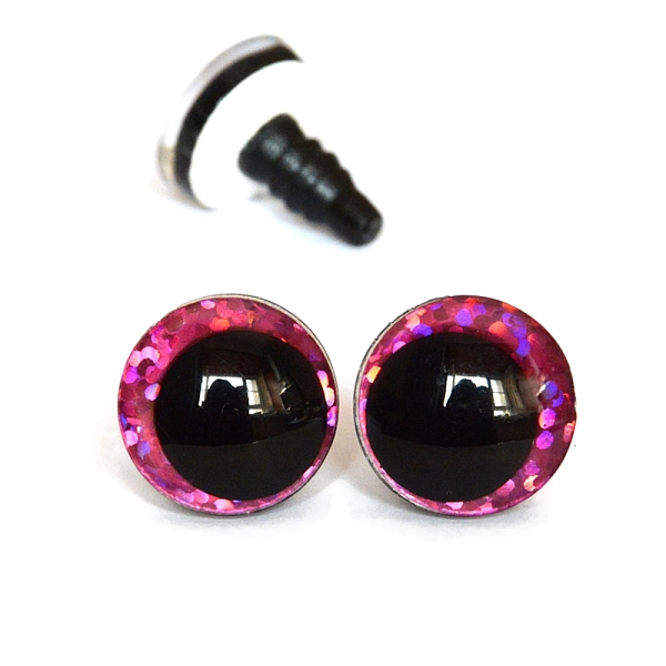 PandaHall Plastic Safety Craft Eye, with Spacer, PU Ring, for DIY Doll Toys Puppet Plush Animal Making, Camellia, 18mm Plastic Round Pink
PandaHall Plastic Safety Craft Eye, with Spacer, PU Ring, for DIY Doll Toys Puppet Plush Animal Making, Camellia, 18mm Plastic Round Pink