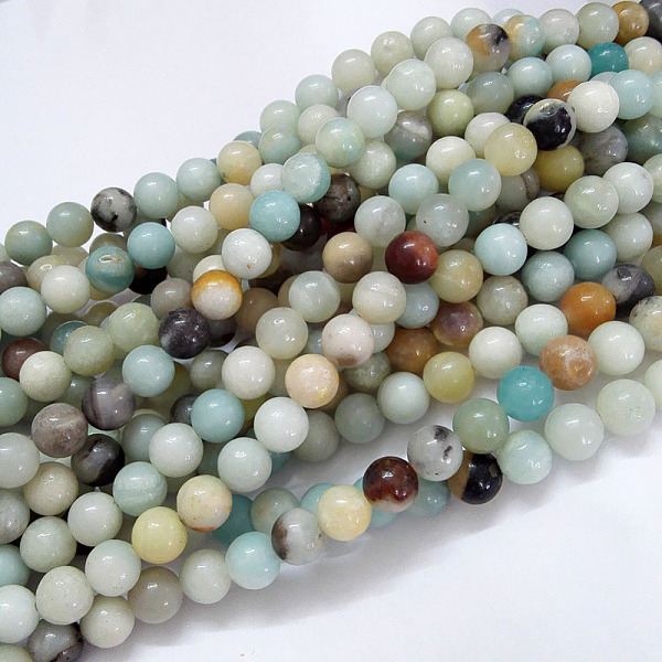 PandaHall Natural Flower Amazonite Beads Strands, Round, 4mm, Hole: 0.8mm, about 92pcs/strand, 15.5 inch(39.5cm) Flower Amazonite Round
PandaHall Natural Flower Amazonite Beads Strands, Round, 4mm, Hole: 0.8mm, about 92pcs/strand, 15.5 inch(39.5cm) Flower Amazonite Round