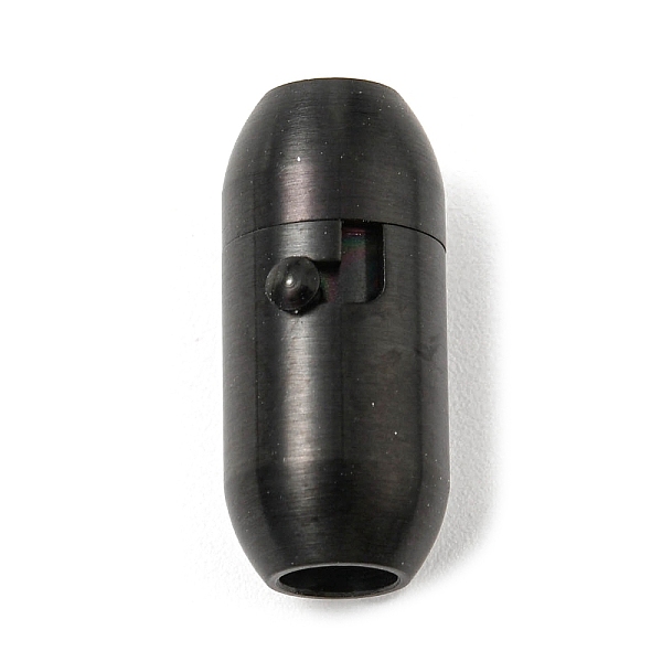PandaHall 304 Stainless Steel Locking Tube Magnetic Clasps, Matte Style, Oval, Electrophoresis Black, 18x8mm, Hole: 4mm 304 Stainless Steel...
PandaHall 304 Stainless Steel Locking Tube Magnetic Clasps, Matte Style, Oval, Electrophoresis Black, 18x8mm, Hole: 4mm 304 Stainless Steel...