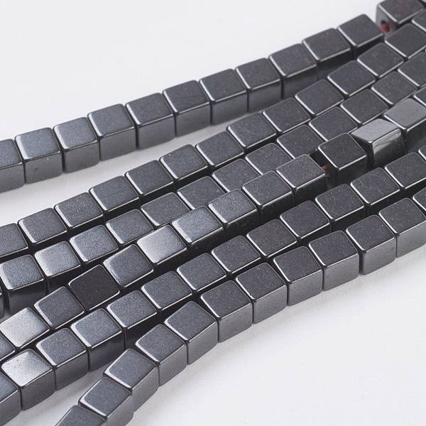 PandaHall Non-Magnetic Synthetic Hematite Beads Strands, Square, Black, Size: about 3mm wide, 3mm long, hole: 1mm, about 122pcs/strand...
PandaHall Non-Magnetic Synthetic Hematite Beads Strands, Square, Black, Size: about 3mm wide, 3mm long, hole: 1mm, about 122pcs/strand...