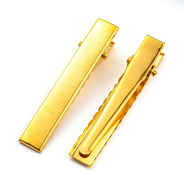 PandaHall Iron Flat Alligator Hair Clip Findings, DIY Hair Accessories Making, Golden, 46x8mm Iron
PandaHall Iron Flat Alligator Hair Clip Findings, DIY Hair Accessories Making, Golden, 46x8mm Iron