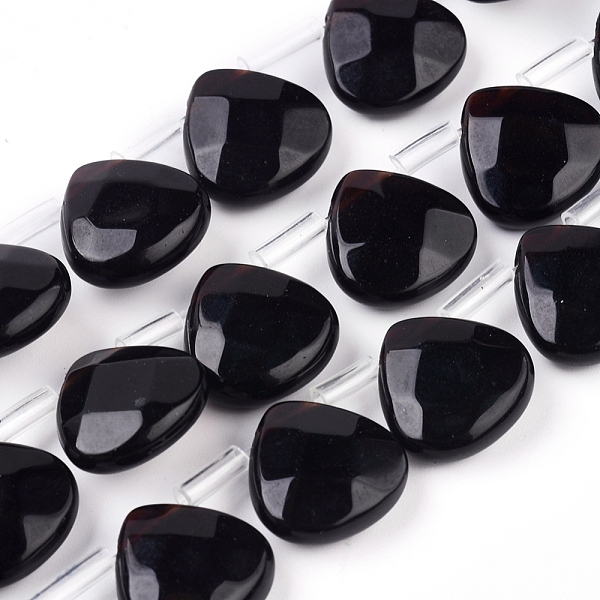 PandaHall Natural Black Onyx Beads Strands, Top Drilled Beads, Faceted, Dyed & Heated, Teardrop, 13x13x5mm, Hole: 0.6mm, about 30pcs/strand...
PandaHall Natural Black Onyx Beads Strands, Top Drilled Beads, Faceted, Dyed & Heated, Teardrop, 13x13x5mm, Hole: 0.6mm, about 30pcs/strand...