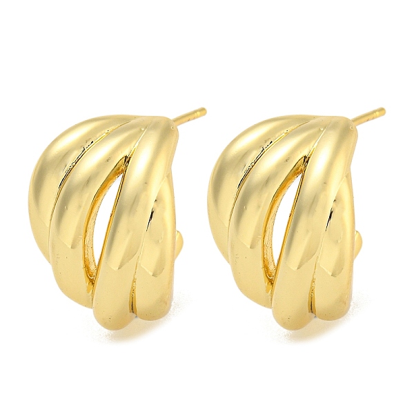 PandaHall Rack Plating Brass Stud Earring, Cadmium Free & Lead Free, Long-Lasting Plated, Multilayer Arc, Real 18K Gold Plated, 18x14mm...
PandaHall Rack Plating Brass Stud Earring, Cadmium Free & Lead Free, Long-Lasting Plated, Multilayer Arc, Real 18K Gold Plated, 18x14mm...