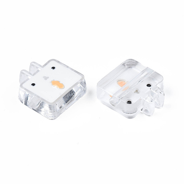 PandaHall Transparent Acrylic Beads, with Enamel, Rabbit, WhiteSmoke, 24x22x8mm, Hole: 3mm Acrylic Rabbit White
PandaHall Transparent Acrylic Beads, with Enamel, Rabbit, WhiteSmoke, 24x22x8mm, Hole: 3mm Acrylic Rabbit White