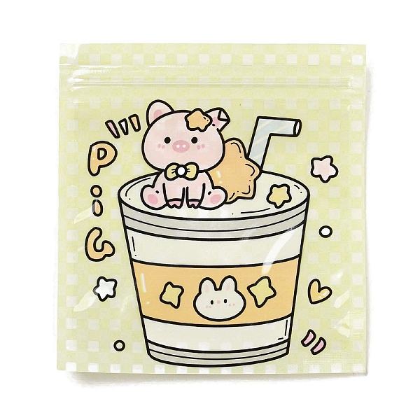 PandaHall Square Plastic Packaging Zip Lock Bags, with Cartoon Animal Pattern, Top Self Seal Pouches, Pig, 10.9x10x0.15cm, Unilateral...
PandaHall Square Plastic Packaging Zip Lock Bags, with Cartoon Animal Pattern, Top Self Seal Pouches, Pig, 10.9x10x0.15cm, Unilateral...