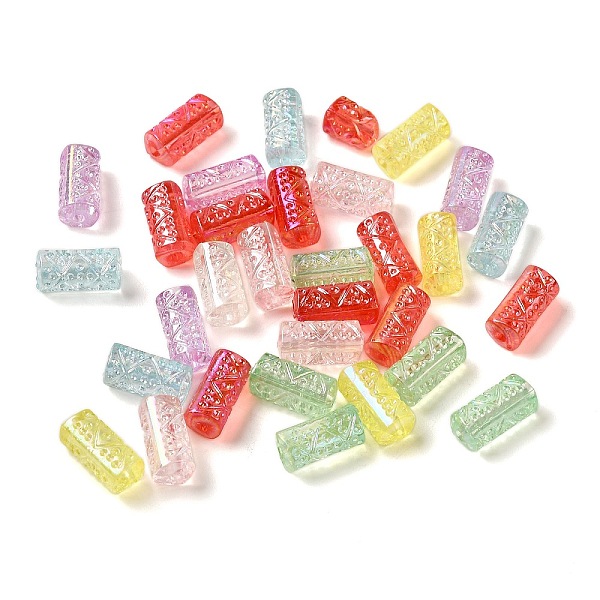 PandaHall UV Plating Acrylic Beads, Column with Wave Pattern, Mixed Color, 14x7mm, Hole: 2mm Acrylic Column Multicolor
PandaHall UV Plating Acrylic Beads, Column with Wave Pattern, Mixed Color, 14x7mm, Hole: 2mm Acrylic Column Multicolor