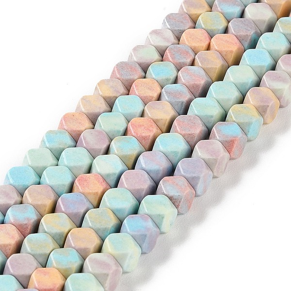 PandaHall Natural Rainbow Alashan Agate Beads Strands, Dyed, Faceted Cube, Mixed Color, 6x6x6mm, Hole: 0.7mm, about 68pcs/strand, 15.94 inch..., Multicolor
PandaHall Natural Rainbow Alashan Agate Beads Strands, Dyed, Faceted Cube, Mixed Color, 6x6x6mm, Hole: 0.7mm, about 68pcs/strand, 15.94 inch..., Multicolor