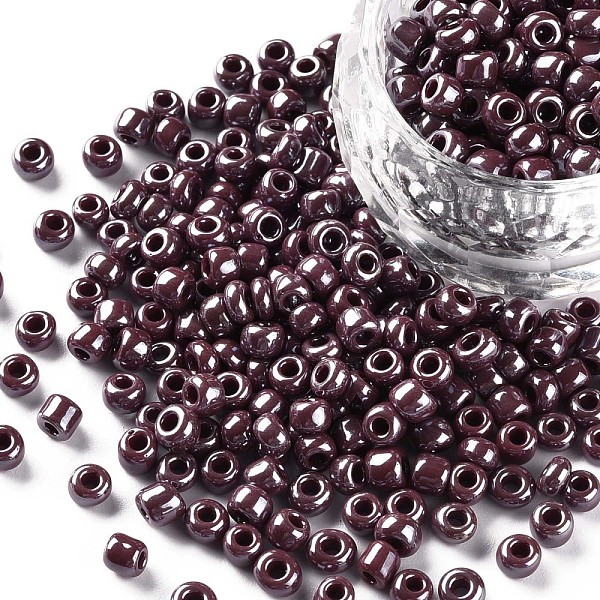 PandaHall 6/0 Glass Seed Beads, Opaque Colors Lustered, Round, Round Hole, Indian Red, 6/0, 4mm, Hole: 1.5mm, about 450pcs/50g, 50g/bag...
PandaHall 6/0 Glass Seed Beads, Opaque Colors Lustered, Round, Round Hole, Indian Red, 6/0, 4mm, Hole: 1.5mm, about 450pcs/50g, 50g/bag...