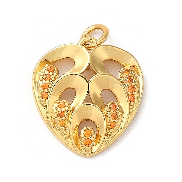 PandaHall Rack Plating Brass Micro Pave Cubic Zirconia Pendants, with Jump Ring, Long-Lasting Plated, Lead Free & Cadmium Free, Heart, Real..., Orange
PandaHall Rack Plating Brass Micro Pave Cubic Zirconia Pendants, with Jump Ring, Long-Lasting Plated, Lead Free & Cadmium Free, Heart, Real..., Orange