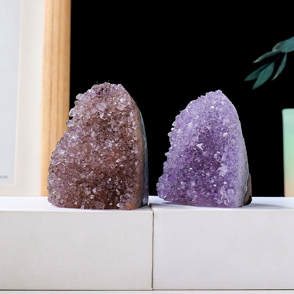 PandaHall Natural Amethyst Geode, Crystal Cluster Species, Mineral Reiki Energy Stone Display Decoration for Healing Meditation, 25~70mm...
PandaHall Natural Amethyst Geode, Crystal Cluster Species, Mineral Reiki Energy Stone Display Decoration for Healing Meditation, 25~70mm...