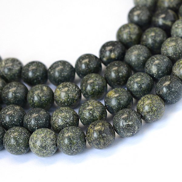 PandaHall Natural Serpentine/Green Lace Stone Round Bead Strands, 10~10.5mm, Hole: 1.2mm, about 36pcs/strand, 15.5 inch Serpentine Round
PandaHall Natural Serpentine/Green Lace Stone Round Bead Strands, 10~10.5mm, Hole: 1.2mm, about 36pcs/strand, 15.5 inch Serpentine Round