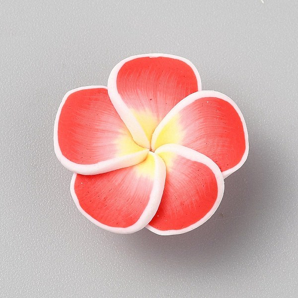 PandaHall Handmade Polymer Clay Beads, Flower, Orange Red, 10~11x25~26x25~26mm, Hole: 1.5mm Polymer Clay Flower
PandaHall Handmade Polymer Clay Beads, Flower, Orange Red, 10~11x25~26x25~26mm, Hole: 1.5mm Polymer Clay Flower