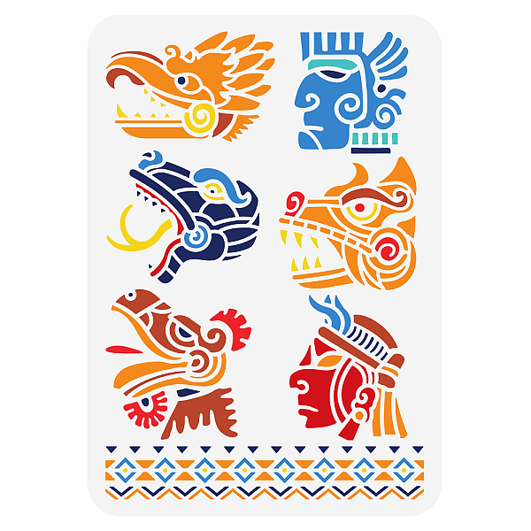 PandaHall Plastic Drawing Painting Stencils Templates, for Painting on Scrapbook Fabric Tiles Floor Furniture Wood, Rectangle, Symbol...
PandaHall Plastic Drawing Painting Stencils Templates, for Painting on Scrapbook Fabric Tiles Floor Furniture Wood, Rectangle, Symbol...