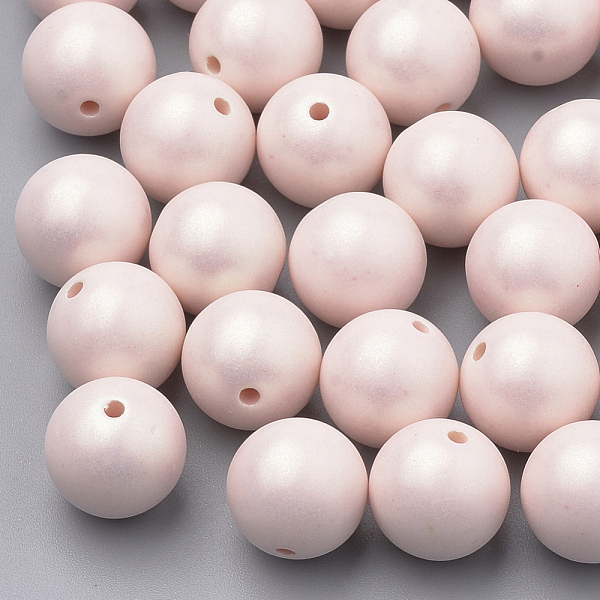 PandaHall Spray Painted Style Acrylic Beads, Rubberized, Round, Pink, 10mm, Hole: 1.5mm, about 950pcs/500g Acrylic Round Pink
PandaHall Spray Painted Style Acrylic Beads, Rubberized, Round, Pink, 10mm, Hole: 1.5mm, about 950pcs/500g Acrylic Round Pink