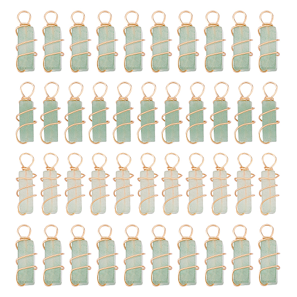 PandaHall DICOSMETIC 40Pcs Natural Green Aventurine Pendants Cuboid Aventurine Pendants Spiritua Wire Wrapped Stone Pendant Birthstone Charm...
PandaHall DICOSMETIC 40Pcs Natural Green Aventurine Pendants Cuboid Aventurine Pendants Spiritua Wire Wrapped Stone Pendant Birthstone Charm...