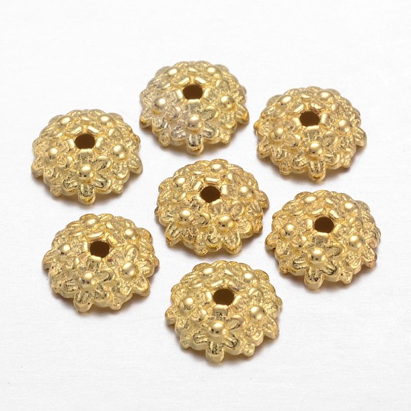PandaHall Tibetan Style Bead Caps, Lead Free & Cadmium Free & Nickel Free, Flower, , about 11mm in diameter, 3.5mm thick, hole: 2mm Alloy
PandaHall Tibetan Style Bead Caps, Lead Free & Cadmium Free & Nickel Free, Flower, , about 11mm in diameter, 3.5mm thick, hole: 2mm Alloy
