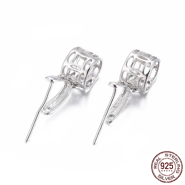 PandaHall Rhodium Plated 925 Sterling Silver Pendant Bails, with Cubic Zirconia, Clear, Platinum, 13.5mm, Hole: 5mm, Pin: 0.6mm, Inseam...
PandaHall Rhodium Plated 925 Sterling Silver Pendant Bails, with Cubic Zirconia, Clear, Platinum, 13.5mm, Hole: 5mm, Pin: 0.6mm, Inseam...